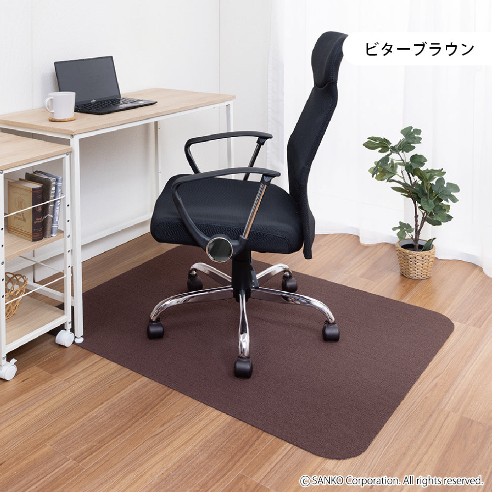 ズレない 在宅 チェアマット デスクワーク デスク足元マット サンコー