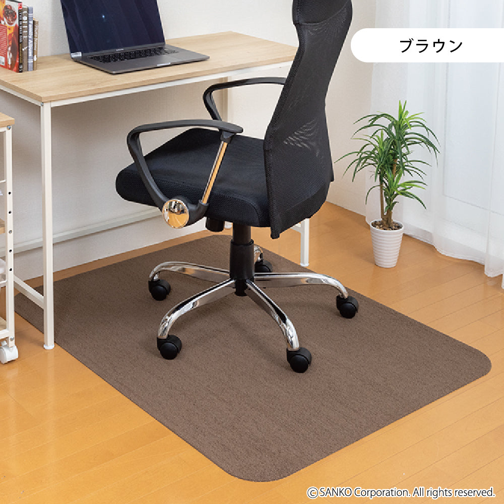 ズレない 在宅 チェアマット デスクワーク デスク足元マット サンコー