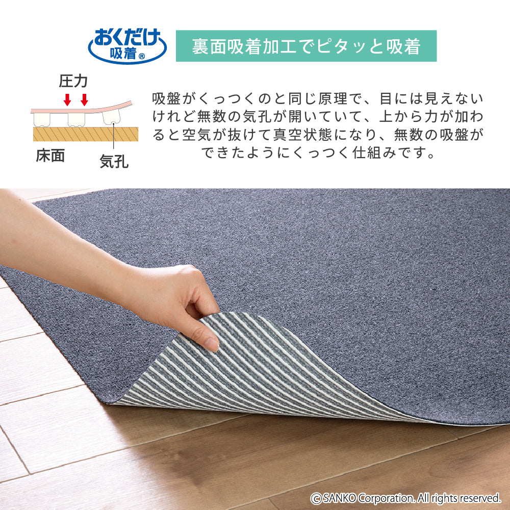 ズレない 在宅 チェアマット デスクワーク デスク足元マット サンコー