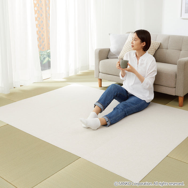 ［45×45cm］畳用おくだけ吸着畳に使えるタイルマット 4枚入