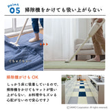 ［30×30cm］撥水タイルマット 4枚入／絨毯タイプ（表面：ループ状）